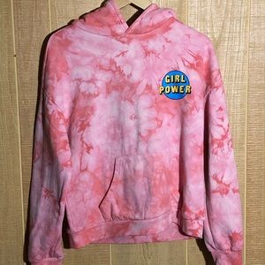 Pink Tie Dye Hoodie
